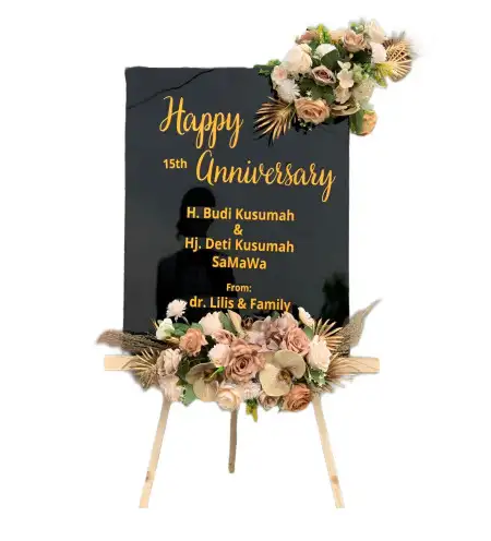 Papan Bunga Akrilik Idi Timur